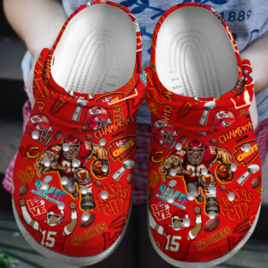 Love Kansas City Chiefs Team Clogs For Kids And Adults