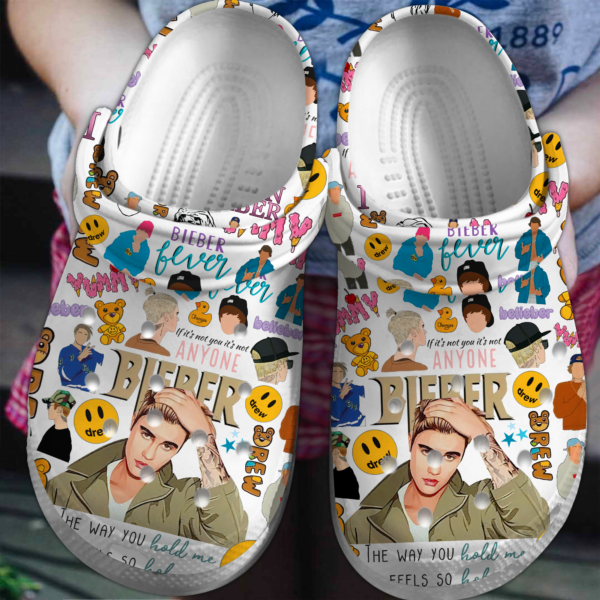 Love Singer Justin Bieber Clogs For Kids And Adults