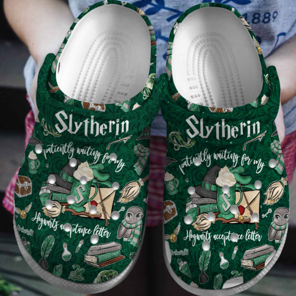 Slytherin House Harry Potter Green Clogs Shoes