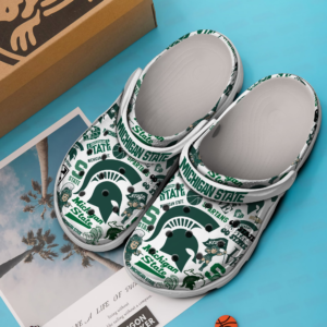 Michigan State Spartans Basketball Team Clogs