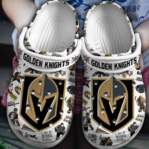 Vegas Golden Knights Team Crocs Shoes