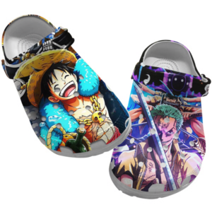 Monkey D. Luffy And Zoronoa One Piece Clogs