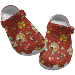 Spirited Away Characters Clogs Red