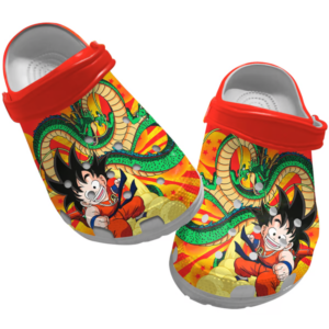 Beautiful Dragon Ball Z Graphic Clogs