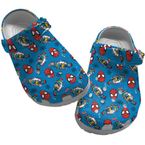 Marvel Spiderman Pattern Clogs For Kids And Adults