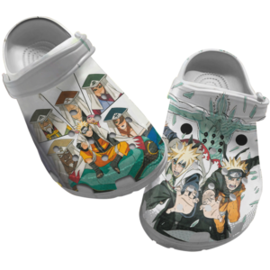 Anime Naruto Characters Slippers, Naruto Clogs Shoes, Japanese Anime Clog Shoes, Gift For Anime Fans