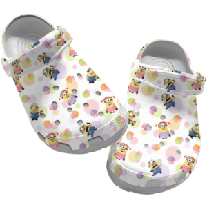 Funny Minions And Colorful Ice-Cream Clogs