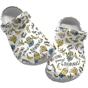 Minions Powered By Bananas Clogs Shoes