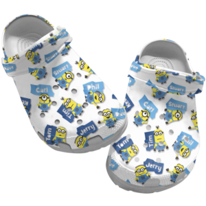 Minions Cartoon Characters Clogs