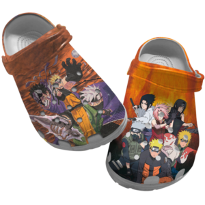 Naruto Characters Slippers, Naruto Clogs Shoes, Japanese Anime Clog Shoes, Gift For Anime Fans