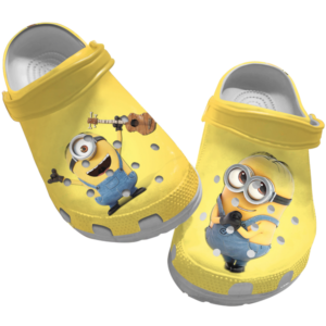 Minions Love Music Yellow Clogs Shoes