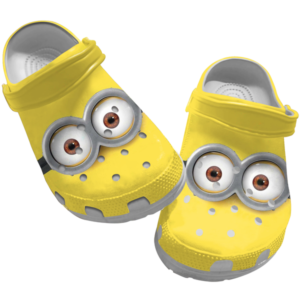 Minion Eyes Yellow Clogs Shoes