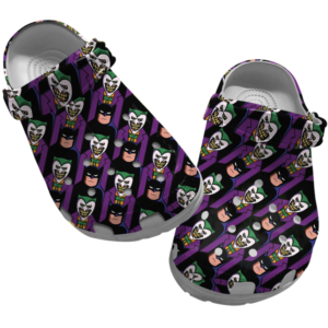 Joker & Batman DC Comics Clogs