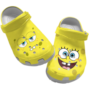 Funny Spongebob Squarepants Yellow Clogs