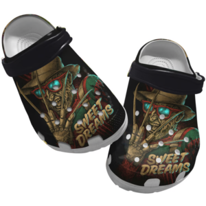 Freddy Krueger Sweet Dreams Halloween Crocs