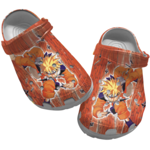 Cool Naruto Slippers, Naruto Clogs Shoes, Japanese Anime Clog Shoes, Gift For Anime Fans