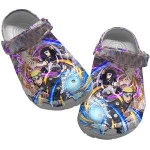 Stunning Anime Graphic Art Naruto Slippers, Naruto Clogs Shoes, Japanese Anime Clog Shoes, Gift For Anime Fans