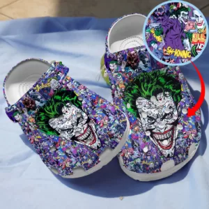 Joker Character Clogs Inspired From DC Films