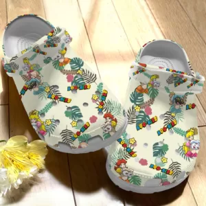 Super Mario Boo Bies Pattern Clogs