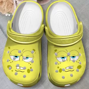 Funny Spongebob Squarepants Face Clogs