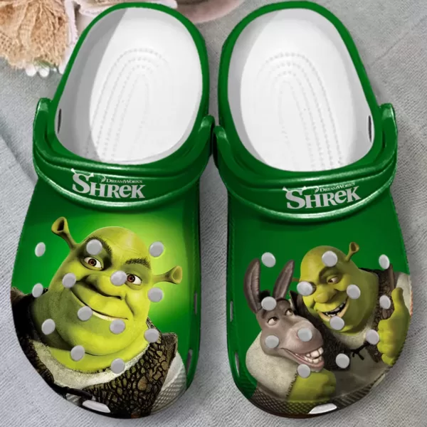 shrek-and-funny-donkey-crocs-shoes