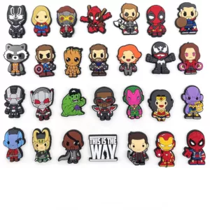 Marvel Clogs Charms, Clogs Charms Avengers, Superhero Clogs Charms