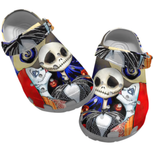 Couple Jack And Sally Clogs For Kids And Adults