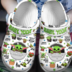 Star War Baby Yoda The Mandalorian Clogs