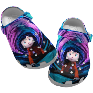 Coraline Print Clogs For Kids And Adults