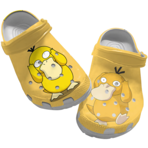 Funny Pokemon Psyduck Anime Yellow Clogs