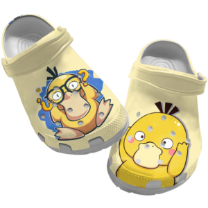 Chubby Pokemon Psyduck Anime Clogs