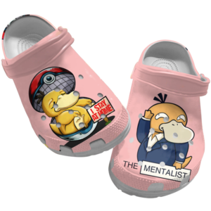 Pokemon Psyduck Print Clogs