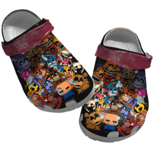 Five Nights At Freddy's Game Characters Clogs