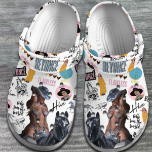 Singer Beyonce Music Inspired Clogs For Men & Women