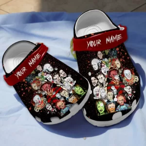 Custom Name Horror Movies Characters Halloween Clogs