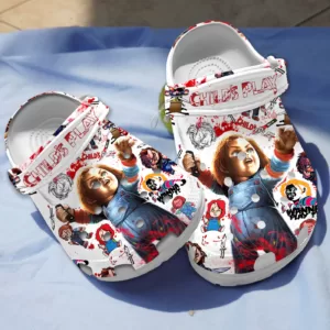 Child's Play Chucky Horror Movie Clogs