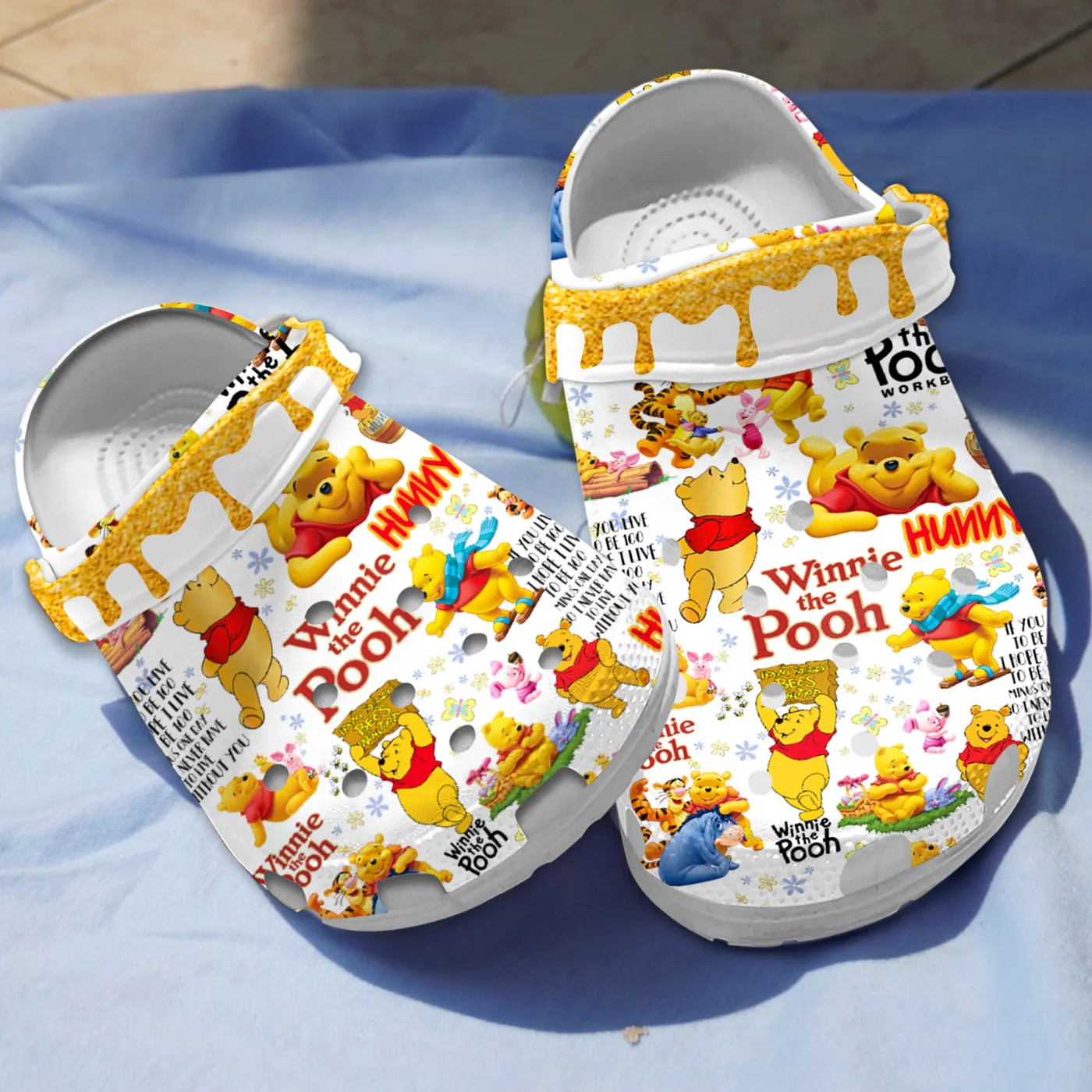 Adorable Disney Winnie The Pooh Crocs - Design by Crocodile