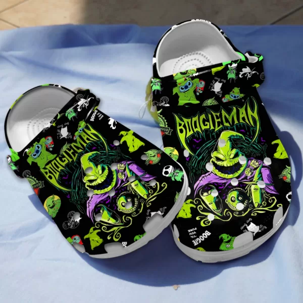 Boogie Man Halloween Black Crocs For Kids And Adults
