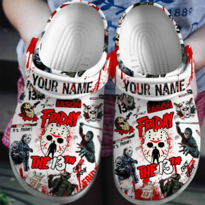 New Design Friday The 13TH Halloween Jason Voorhees Clogs