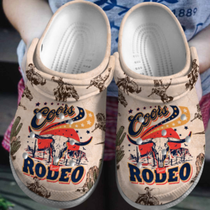 Coors Beer Banquet Rodeo Vintage Clogs