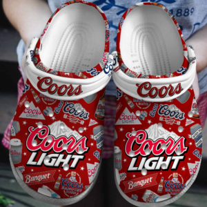 Amazing Coors Beer Red Clogs