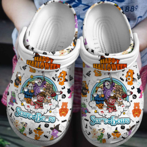 Happy Halloween Scare Bears Clogs