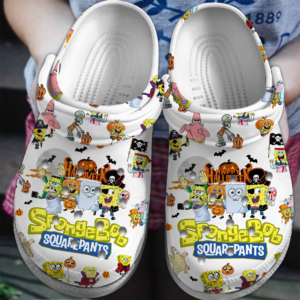 Happy Halloween Spongebob Squrepants Clogs