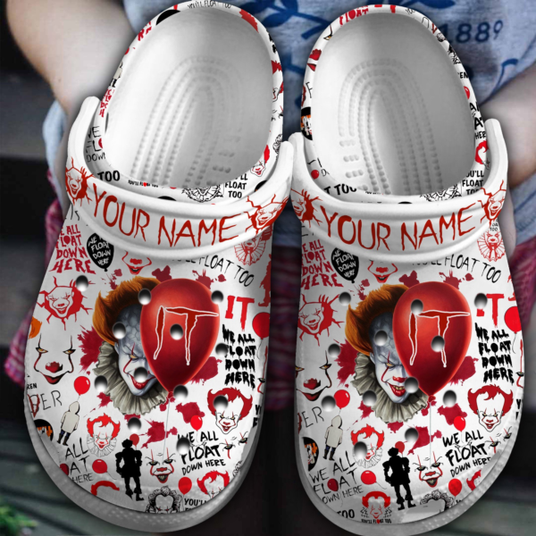 Horror Clown Pennywise IT Halloween Clogs