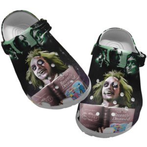 Beetlejuice Movie Dark Clogs