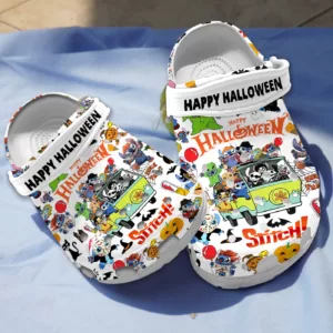 Happy Halloween Stitch Cosplay Scarry Villains Clogs