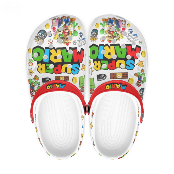 New Design Super Mario Clogs For Kids And Adults