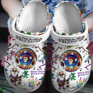 Dancing Bears Grateful Dead Music Band Clogs For Fans