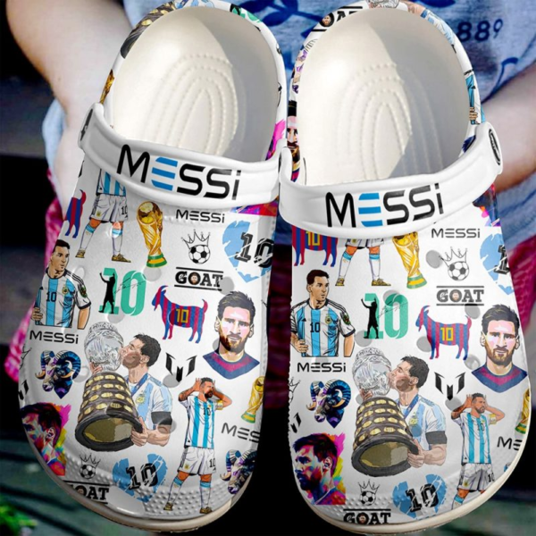 Comfortable Lionel Messi The GOAT Football Crocs