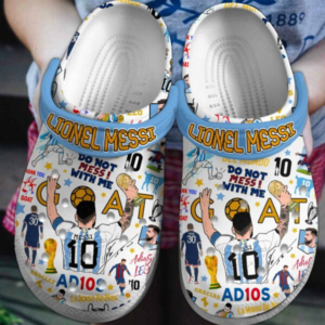 New Design Lionel Messi The GOAT Football Clogs